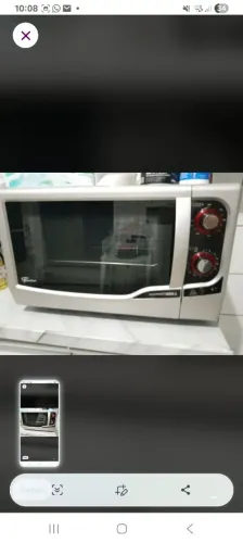 Forno Elétrico ficher autolimpante  44 litros  prata ótimo estado  pouco uso