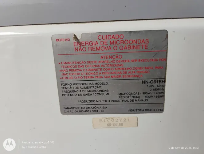 Vendo máquina de lavar roupas e microondas usados 