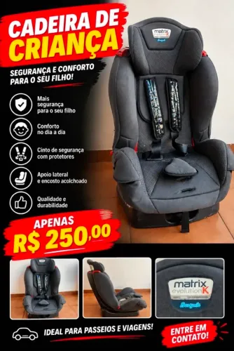 Cadeirinha criança para carro