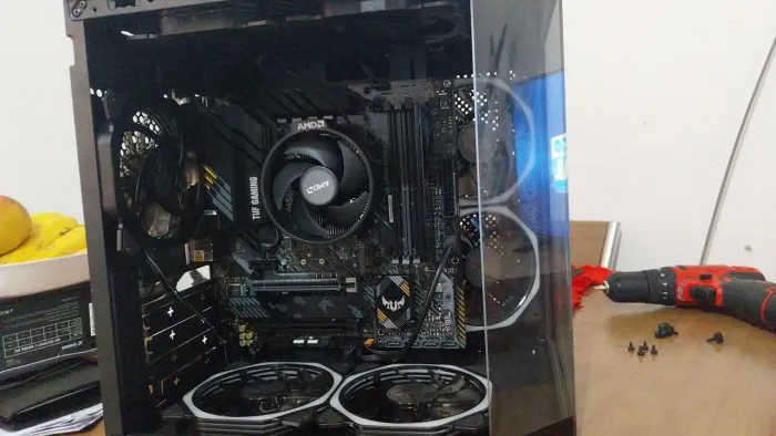 Gabinete Aquário + 7 Ventoinhas + Controladora