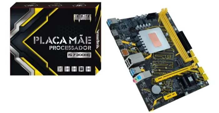 Placa Mãe C/processador Integrado I5 7300hq Ddr4 Até 64gb