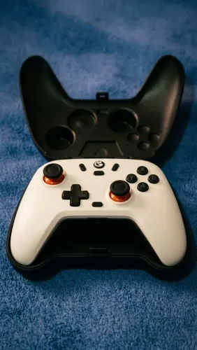 Controle GameSir Nova Lite + Capa Rígida (Impecável e Sem Drift)