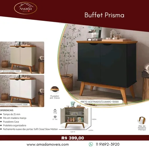 Buffet Prisma - à pronta entrega 