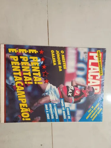 POSTER PLACAR - FLAMENGO CAMPEÃO BRASILEIRO 1992. É PENTA! - RELIQUIA -ATRÁS TODA HISTÓRIA
