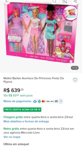 Barbie Fasta do Pijama 