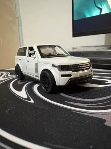 Carrinho land rover branco