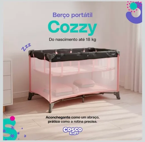 Berço portátil 2 em 1 NOVO (LACRADO) aceito cartão.