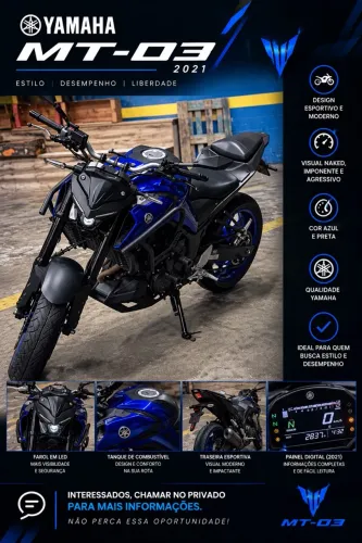 Yamaha MT-03 321/abs 2021