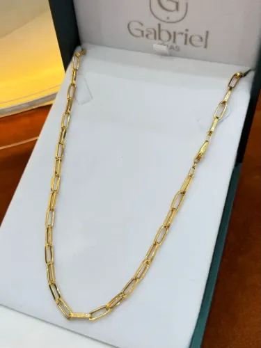 Cordão de ouro oco com 7g  ( LOJA FÍSICA )