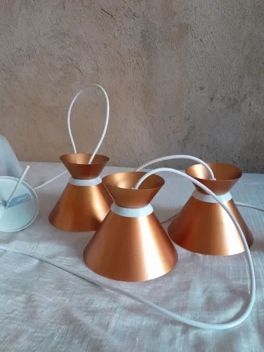 Kit com 3 Luminárias de Luxo
