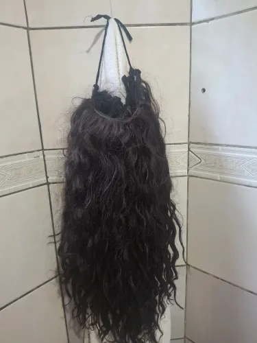 Cabelo humano em bom estado
