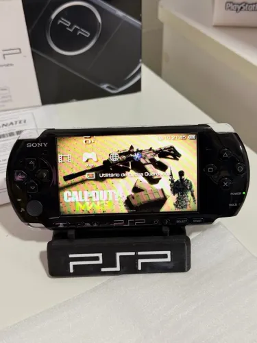 Sony PSP-3010 Nacional Preto CIB - Caixa, Manuais e Nota Fiscal