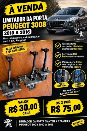 Limitador da porta do 3008