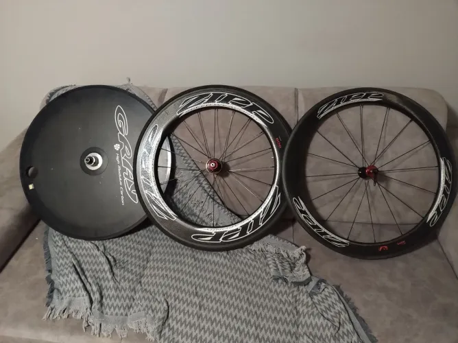 Kit rodas carbono tubulares originais 