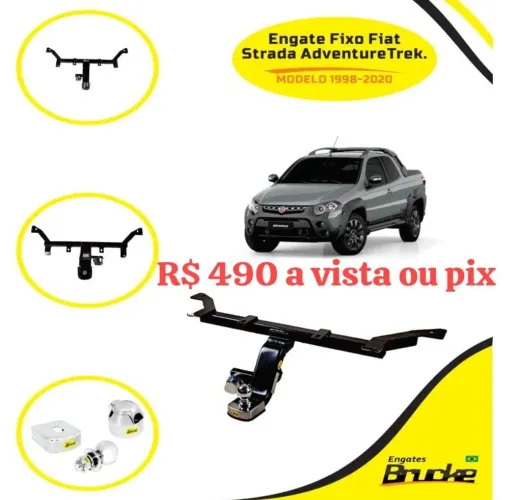 Engate reboque Fiat Strada 