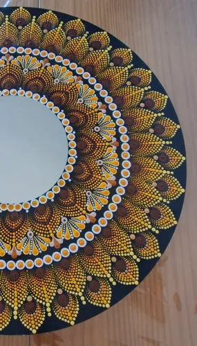 Mandala Artesanal Pontilhismo Grande