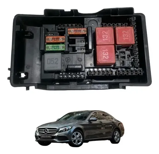 Caixa Fusível Interna Mercedes-benz C180 C200 2015 A 2019