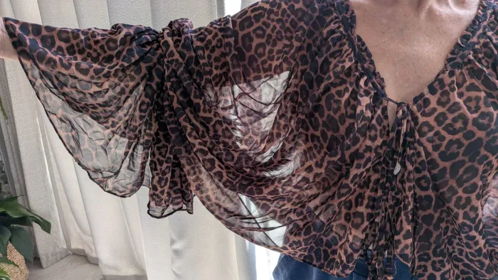 Blusa Est Encanto Selvagem Marrom marca Other Girls