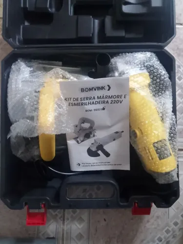 Kit de serra mármore e Esmerilhadeira