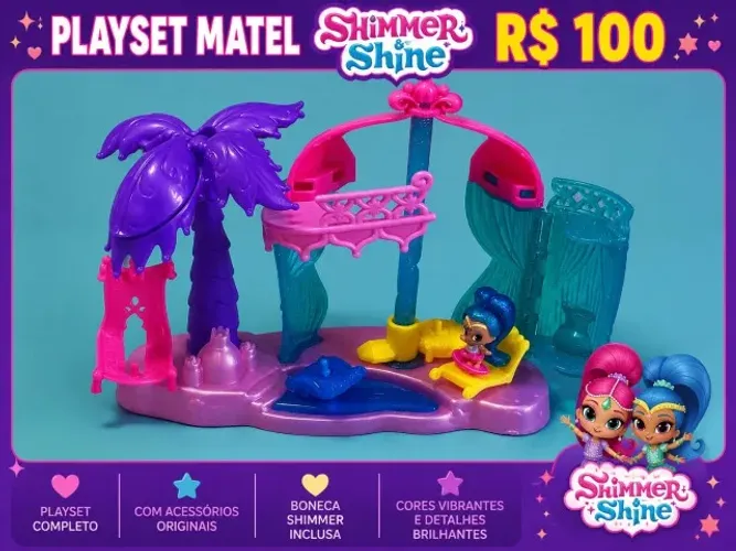 PLAYSET SHIMMER & SHINE (MATEL) ORIGINAL 