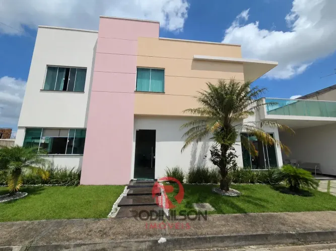 Cond. Jardim Espanha, Bela casa com 3 suítes, s/1 master com closet, 02 pavimentos, Tapanã