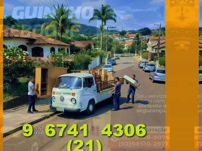 Frete para Vila da Penha, Tijuca, Bangu e Realengo! Transporte ágil e seguro!