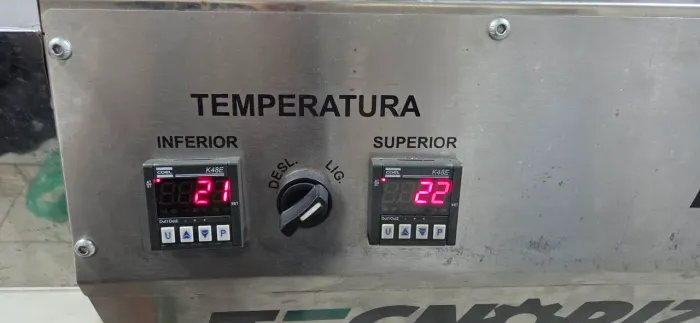 Forno Esteira Pizza Tecnopizza TP45-90 Elétrico - Inox