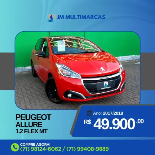 Peugeot 208 Allure 1.2 Flex 12V 5P Mec. 2018