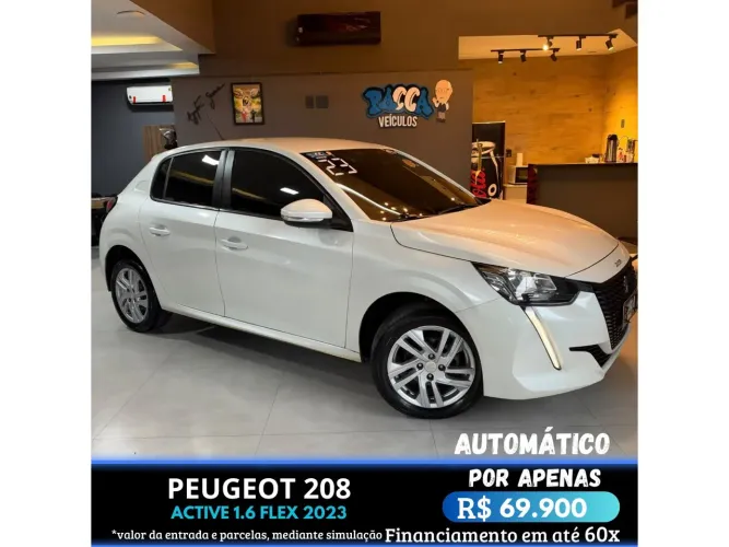 Peugeot 208 Active 1.6 Flex 16V 5P AUT 2023