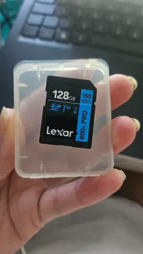 Cartão de Memória Lexar 128GB SDXC 800x PRO V30 U3 - Alta Velocidade