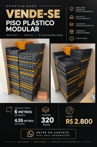 ?OPORTUNIDADE! VENDE-SE PISO MODULAR