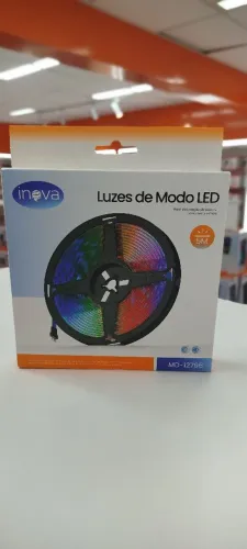 ? Fita LED Colorida 5m Inova MD?12796 ? Decoração Quarto Sala TV Festas ? Nova Lacrada
