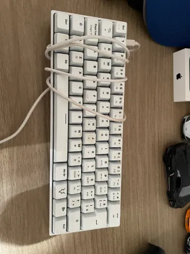 Teclado husky gaming blizzard 60%, red , aceito oferta