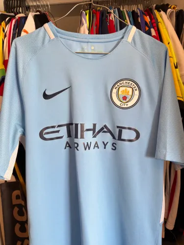 Camisa Manchester City Home 2017/18 Nike - Original