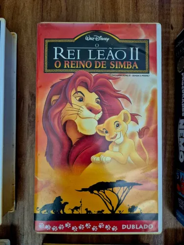 13 Fitas VHS Disney Originais / Hercules, Aladdin, Rei Leão 2, Tarzan, Mulan,  Vida de Ins