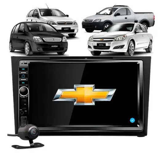 Multimídia para Corsa Hatch/Sedan+ instalação