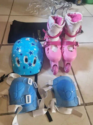 Patins infantil tamanho 28 