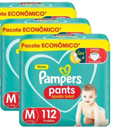 Fraldas Pamper Pants ajuste total