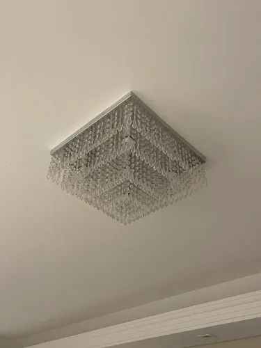 Luminária plafon cristal