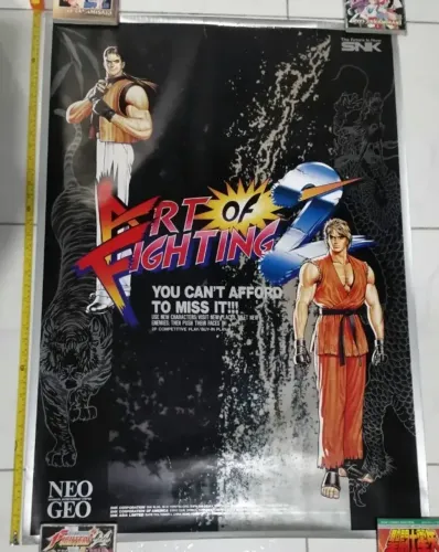 Poster Oficial Art Of Fighting 2 de 1994