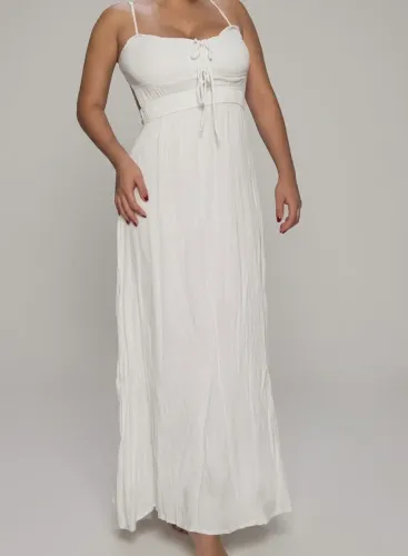 Vestido longo branco