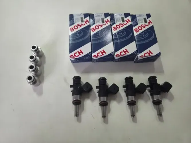 4 Bicos Injetores Bosch 80lbs/h - Usado por 3 meses