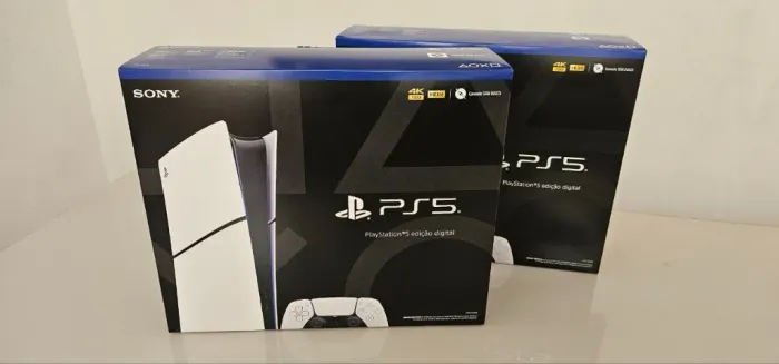 PS5 Slim Novo na Caixa Lacrada, com Nota Fiscal e Garantia Sony 1 ano!