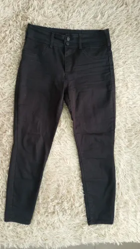 Calça Jeans Slim Preta