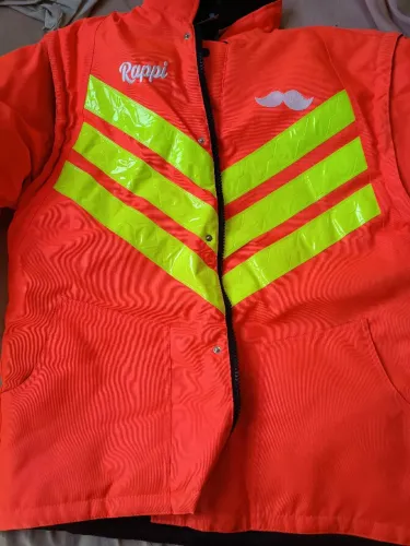 Jaqueta motociclista entregador