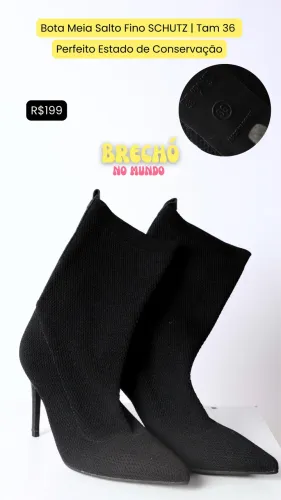 BOTA SCHULTZ BICO FINO