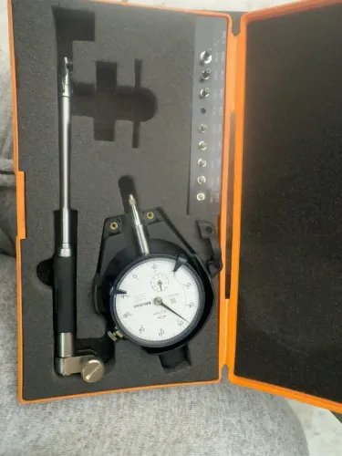 Súbito Mitutoyo Original com Relógio Comparador 0,01 mm Completo com Estojo