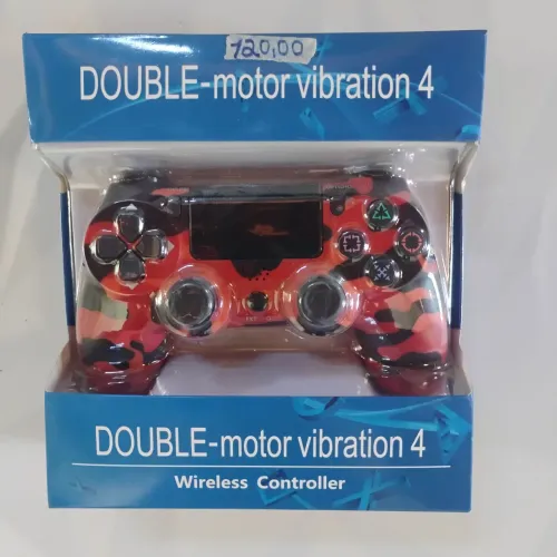 Controle Sem Fios (Wireless) para PS4 - Camuflado Vermelho (Novo)