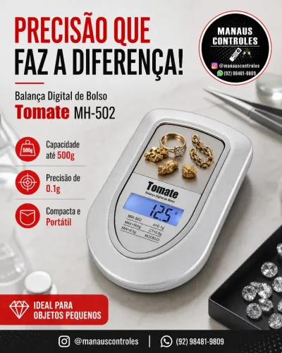 Balança de precisão 500g