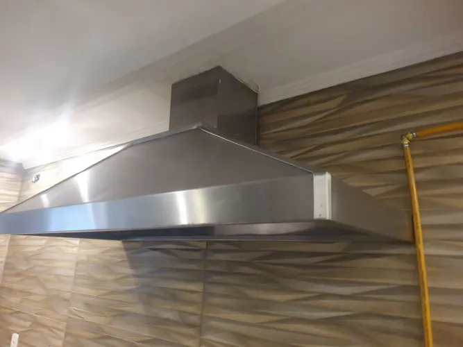 Coifa inox, excelente estado, manutenção em dia